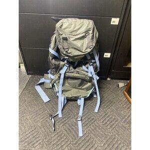 Field and Stream 1871 Nylon Internal Frame Hiking Camping Backpack Grey and Blue